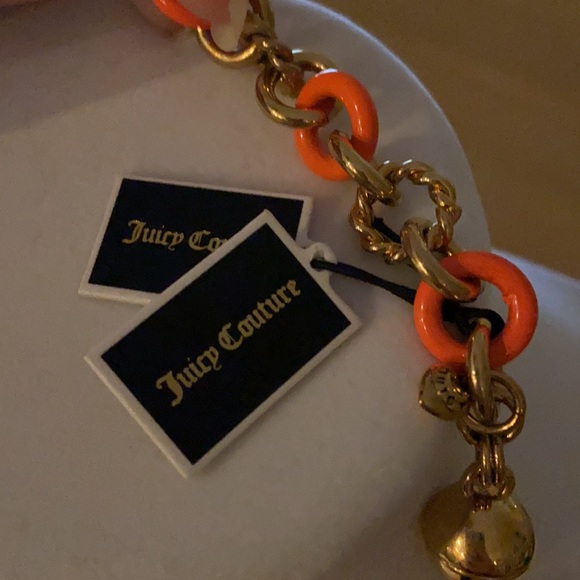 Juicy Couture Enamel Rope Chain Necklace Bracelet - Picture 4 of 5